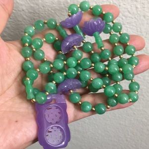 🖤Vtg Beautiful Jade necklace